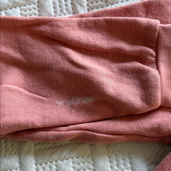 Aviator Nation Pink Zip-Up Hoodie with Rainbow Stripes - Picture 3 of 3